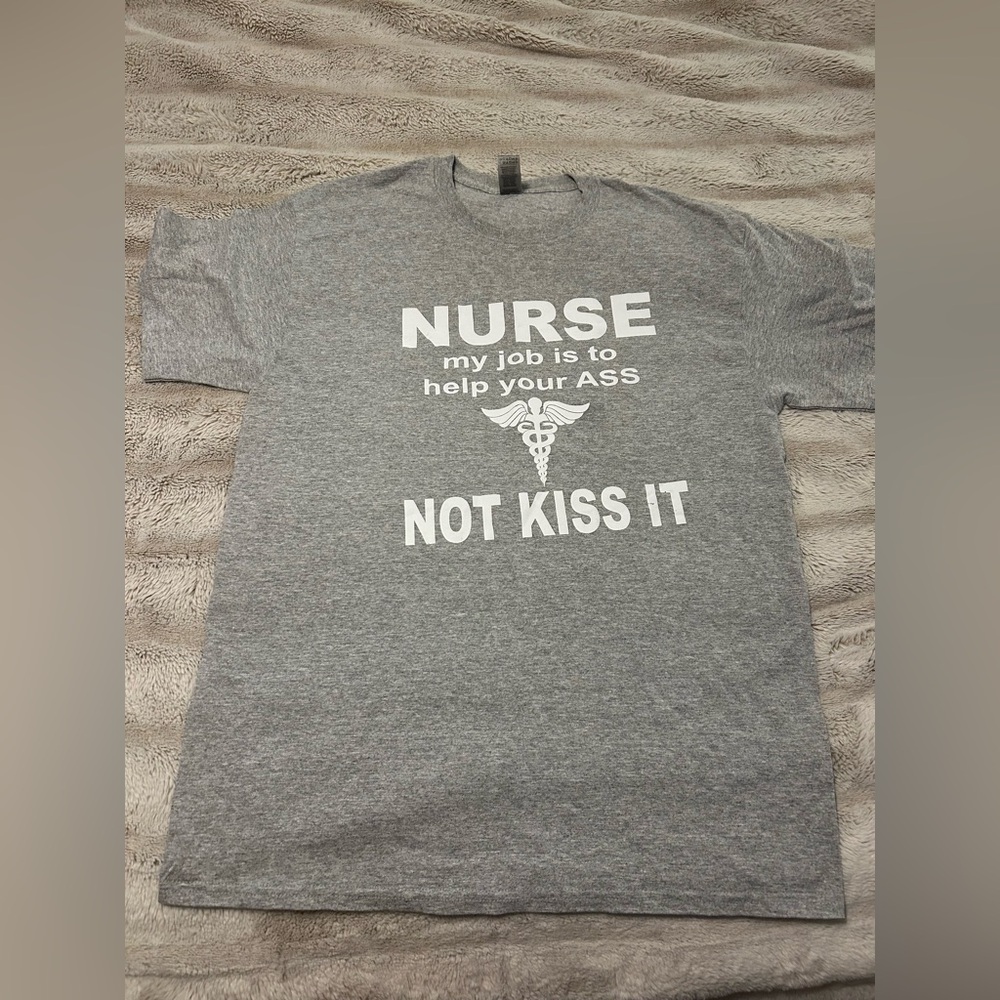 Gildan Heavy Cotton Gray nurse  T-Shirt